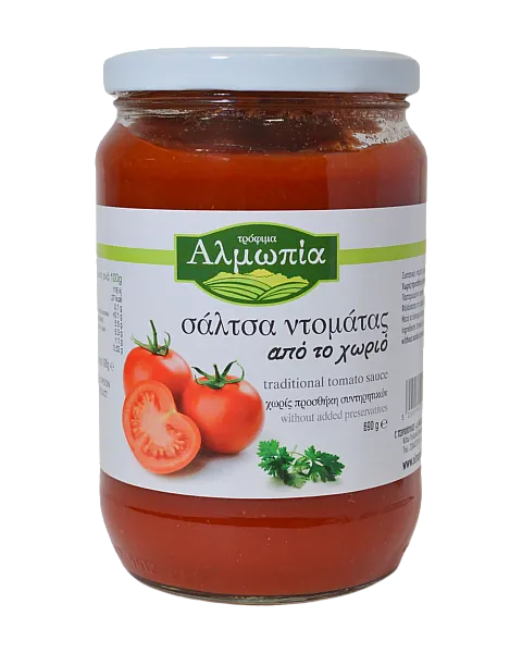 Σάλτσα Ντομάτας από το χωριό Αλμωπία (690 γρ.)
